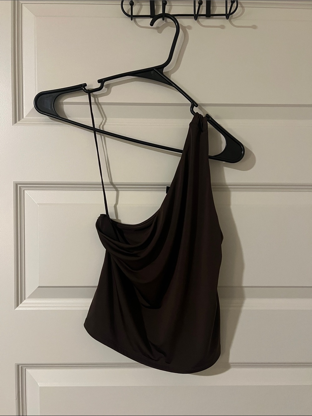 Express body contour one shoulder tank